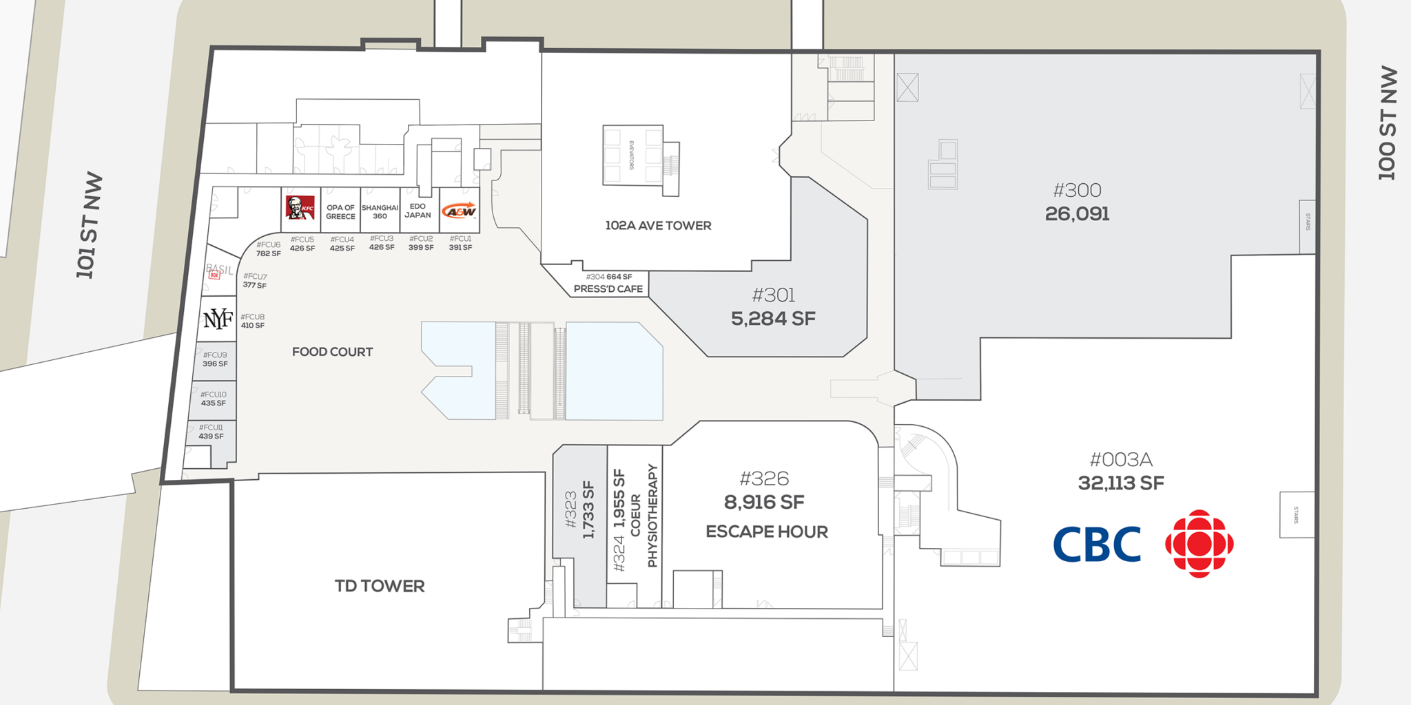3rd East floor plan