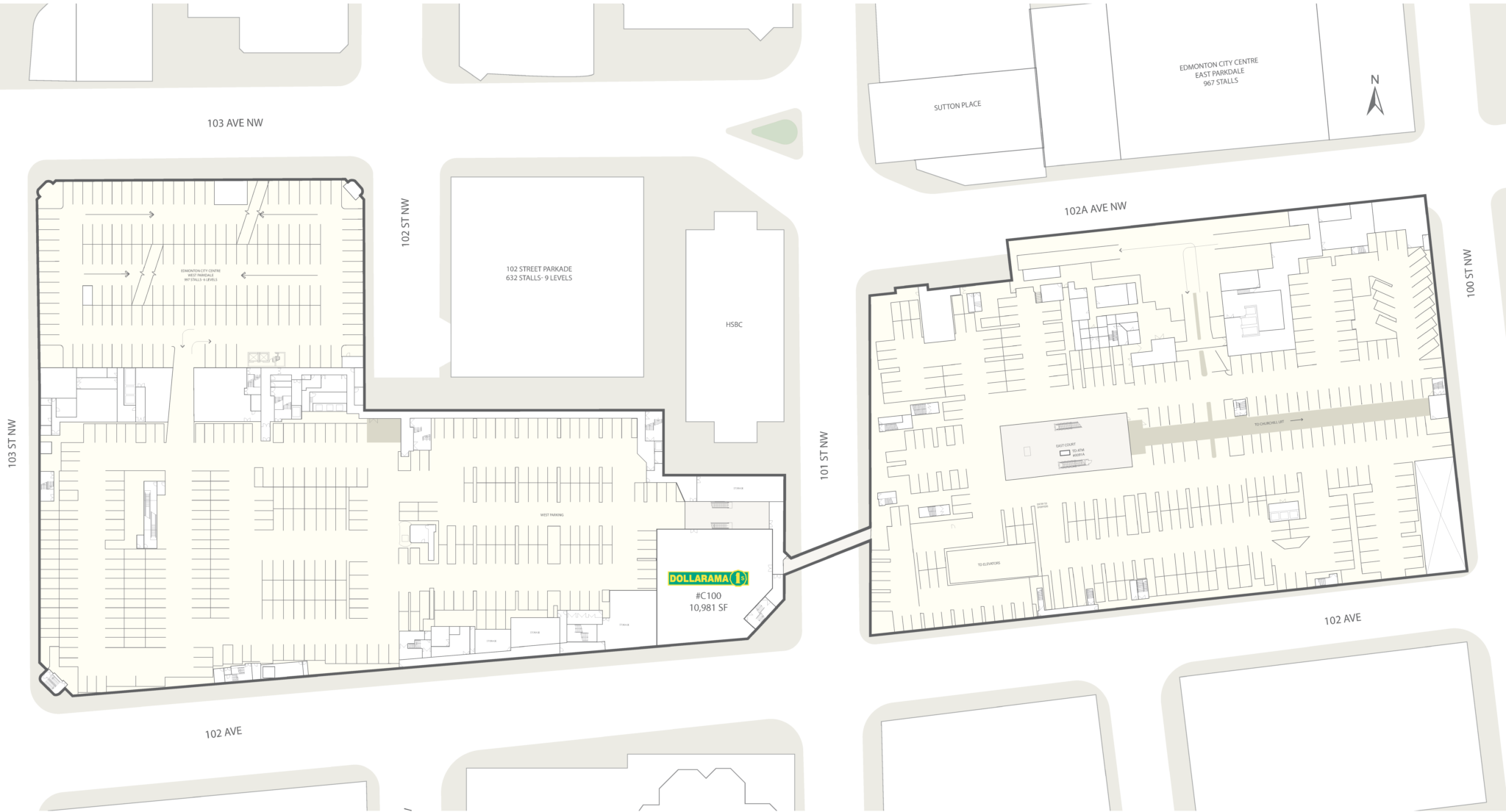 Concourse floor plan